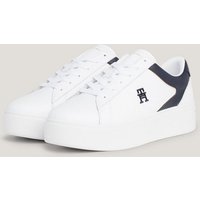 Tommy Hilfiger TH PLATFORM COURT SNEAKER Plateausneaker mit Kontrastbesatz, Freizeitschuh, Halbschuh, Schnürschuh von Tommy Hilfiger