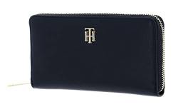 Tommy Hilfiger TH Timeless Large Zip Around Wallet Space Blue von Tommy Hilfiger