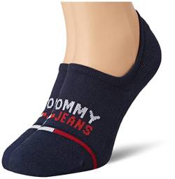 Tommy Hilfiger Unisex Footie, Navy, 43/46 (2er Pack) von Tommy Hilfiger