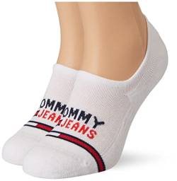 Tommy Hilfiger Unisex Footie, White, 43/46 (2er Pack) von Tommy Hilfiger