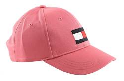 Tommy Hilfiger Unisex Kinder BIG FLAG CAP Verschluss, Tiefe Wassermelone, Small von Tommy Hilfiger