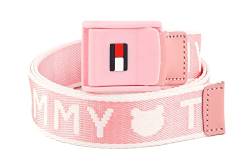 Tommy Hilfiger Unisex Kinder Plaque Webbing Belt AU0AU01505 Gürtel, Rosa (Pink Shade), L-XL von Tommy Hilfiger