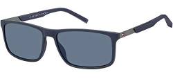 Tommy Hilfiger Unisex Th 1675/s Sunglasses, IPQ/KU MTTBLU Blue, 59 von Tommy Hilfiger