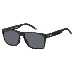 Tommy Hilfiger Unisex Th 1718/s Sunglasses, 08A/IR Black Grey, 56 von Tommy Hilfiger