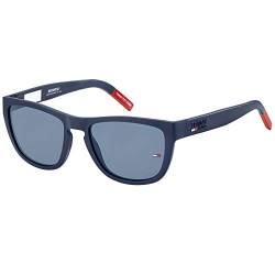 Tommy Hilfiger Unisex Tj 0002/s Sunglasses, FLL/KU Matte Blue, 54 von Tommy Hilfiger