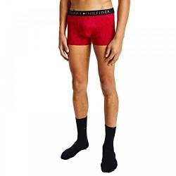 Tommy Hilfiger Wäsche-Set Boxershort Socken Muster rot Größe M von Tommy Hilfiger