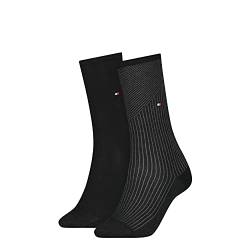 Tommy Hilfiger Womens Tencel Women's Classic Sock, Black, 35/38 von Tommy Hilfiger