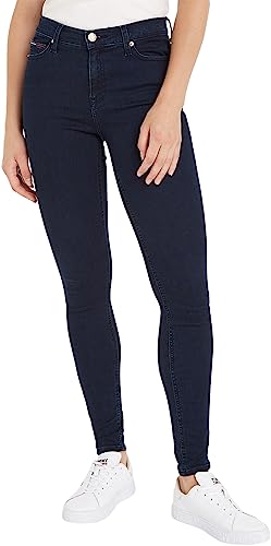 Tommy Jeans Damen Jeans Nora Mr Skny Skinny Fit, Blau (Avenue Dark Blue Stretch), 24W / 32L von Tommy Hilfiger