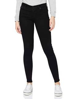 Tommy Jeans Damen Jeans Nora Mr Skny Stretch, Schwarz (Staten Black Stretch), 25W / 34L von Tommy Hilfiger