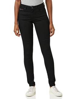 Tommy Jeans Damen Jeans Nora Mr Skny Stretch, Schwarz (Staten Black Stretch), 26W / 32L von Tommy Hilfiger