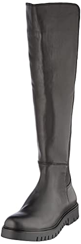 Tommy Jeans Damen Stiefel Essentials Longboot, EN0EN01549, Schwarz, 39 EU von Tommy Hilfiger