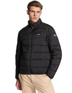 Tommy Jeans Herren Daunenjacke Light Winter, Schwarz (Black), XXL von Tommy Hilfiger