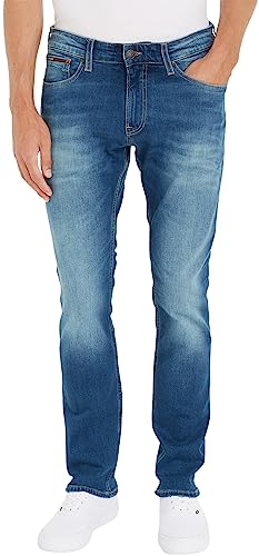 Tommy Jeans Herren Jeans Scanton Slim Stretch, Blau (Wilson Mid Blue Stretch), 33W / 32L von Tommy Hilfiger