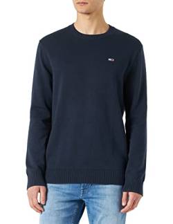 Tommy Jeans Herren TJM Essential Light Sweater Pullover, Twilight Navy, Small von Tommy Hilfiger