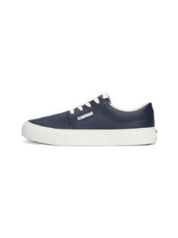 Tommy Jeans Herren Vulcanized Sneaker Skate Derby Schuhe, Blau (Dark Night Navy), 43 EU von Tommy Hilfiger