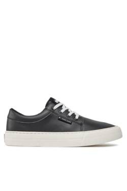 Tommy Jeans Herren Vulcanized Sneaker Skate Derby Schuhe, Schwarz (Black), 42 EU von Tommy Hilfiger