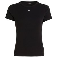 Tommy Jeans Curve T-Shirt Slim Essential Rib Große Größen von Tommy Jeans Curve