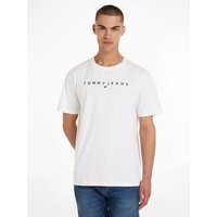 Tommy Jeans Plus T-Shirt TJM REG LINEAR LOGO TEE EXT mit Tommy Jeans Logo-Schriftzug von Tommy Jeans Plus