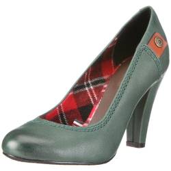 Hilfiger Denim FW5BS01941 JESSIE 1 A, Damen Pumps, Grün (BOTTLE GREEN 350), EU 39 von Tommy Jeans