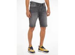 Jeansshorts TOMMY JEANS "RONNIE SHORT" Gr. 32, N-Gr, schwarz (denim black) Herren Jeans Shorts von Tommy Jeans