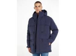 Parka TOMMY JEANS "TJM TECH PARKA" Gr. L, blau (twilight navy) Herren Jacken Parkas von Tommy Jeans