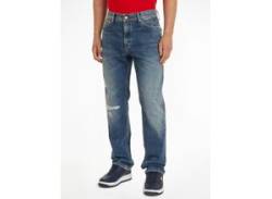 Relax-fit-Jeans TOMMY JEANS "ETHAN RLXD STRGHT" Gr. 33, Länge 32, blau (denim medium) Herren Jeans Relaxed Fit von Tommy Jeans