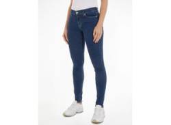 Skinny-fit-Jeans TOMMY JEANS Gr. 25, Länge 28, blau (dark denim) Damen Jeans Röhrenjeans von Tommy Jeans