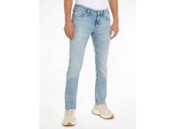 Slim-fit-Jeans TOMMY JEANS "SCANTON SLIM" Gr. 33, Länge 32, blau (light blue used) Herren Jeans Slim Fit von Tommy Jeans