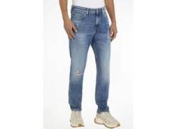 Slim-fit-Jeans TOMMY JEANS "SCANTON Y" Gr. 33, Länge 32, blau (denim medium) Herren Jeans Slim Fit von Tommy Jeans