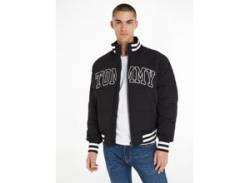 Steppjacke TOMMY JEANS "TJM NEW VARSITY PUFFER" Gr. XL, schwarz (black) Herren Jacken Steppjacken von Tommy Jeans