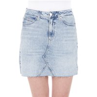 Tommy Hilfiger Damen Jeansrock SHORT DENIM SKIRT ALBC Blau - Ames Lb Com von Tommy Jeans