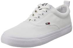 Tommy Hilfiger Damen Sneakers Wmn Classic Sneaker, Weiß (White), 39 von Tommy Jeans