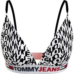 Tommy Hilfiger Damen Unlined Triangle Print S tj Spell Out Black von Tommy Jeans