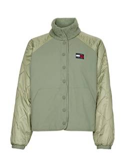 Tommy Hilfiger Fleecejacke, uni(ohnefarbe), Gr. L von Tommy Jeans