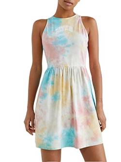 Tommy Hilfiger TJW MULTI TIE DYE SKATER DRESS, weiß(white), Gr. M von Tommy Jeans