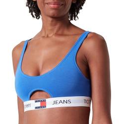 Tommy Jeans Damen Bralette Cut Out, Blau (Empire Blue), XXL von Tommy Jeans