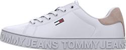 Tommy Jeans Damen Cupsole Sneaker Pop Schuhe, Weiß (White), 36 EU von Tommy Jeans
