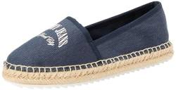 Tommy Jeans Damen Espadrilles Stoffschuhe, Blau (Dark Night Navy), 37 von Tommy Jeans