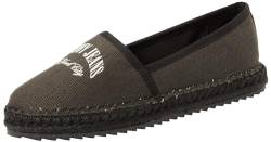 Tommy Jeans Damen Espadrilles Stoffschuhe, Schwarz (Black), 39 von Tommy Jeans