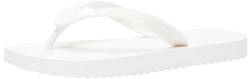 Tommy Jeans Damen Flip Flops Logo Zehentrenner, Weiß (Ecru), 36 von Tommy Jeans