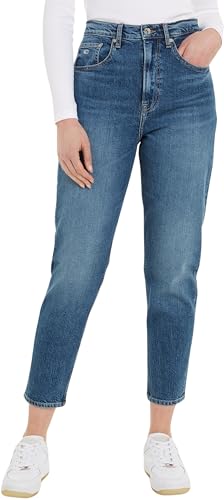 Tommy Jeans Damen Jeans Mom Jean Uh Tpr Ah5138 High Waist, Blau (Denim Medium), 28W / 30L von Tommy Jeans