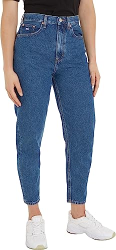 Tommy Jeans Damen Jeans Mom Jeans High Rise, Blau (Denim Medium), 26W / 30L von Tommy Jeans