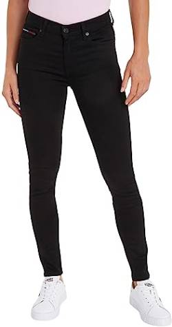 Tommy Jeans Damen Jeans Nora Mr Skny Stretch, Schwarz (Staten Black Stretch), 25W / 30L von Tommy Jeans