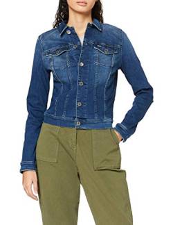 Tommy Jeans Damen Jeansjacke Vivianne Slim Stretch, Blau (New Niceville Mid Blue Stretch), L von Tommy Jeans