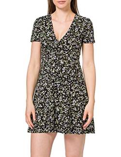 Tommy Jeans Damen TJW FIT Flare FLORAL Print Dress Kleid, Blumenmuster, L von Tommy Jeans