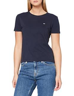 Tommy Jeans Damen TJW Soft Jersey Tee Sport Pullover, Twilight Navy, L von Tommy Jeans