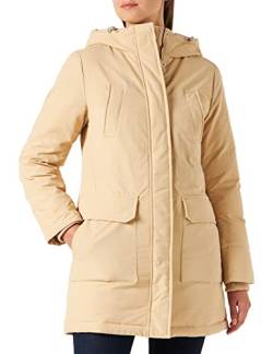 Tommy Jeans Damen TJW Technical DOWN Parka DW0DW14684 Daunenmäntel, Beige, L von Tommy Jeans