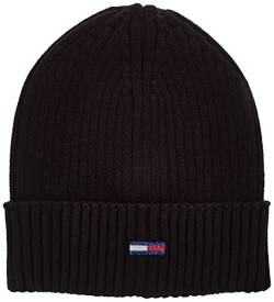 Tommy Jeans Damen Tjw ESS Beanie-Mütze, Black, Einheitsgröße von Tommy Jeans