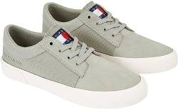 Tommy Jeans Damen Vulcanized Sneaker Lace Up Schuhe, Mehrfarbig (Faded Willow), 39 von Tommy Jeans