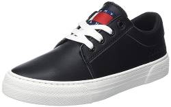 Tommy Jeans Damen Vulcanized Sneaker Lace Up Schuhe, Schwarz (Black), 40 von Tommy Jeans